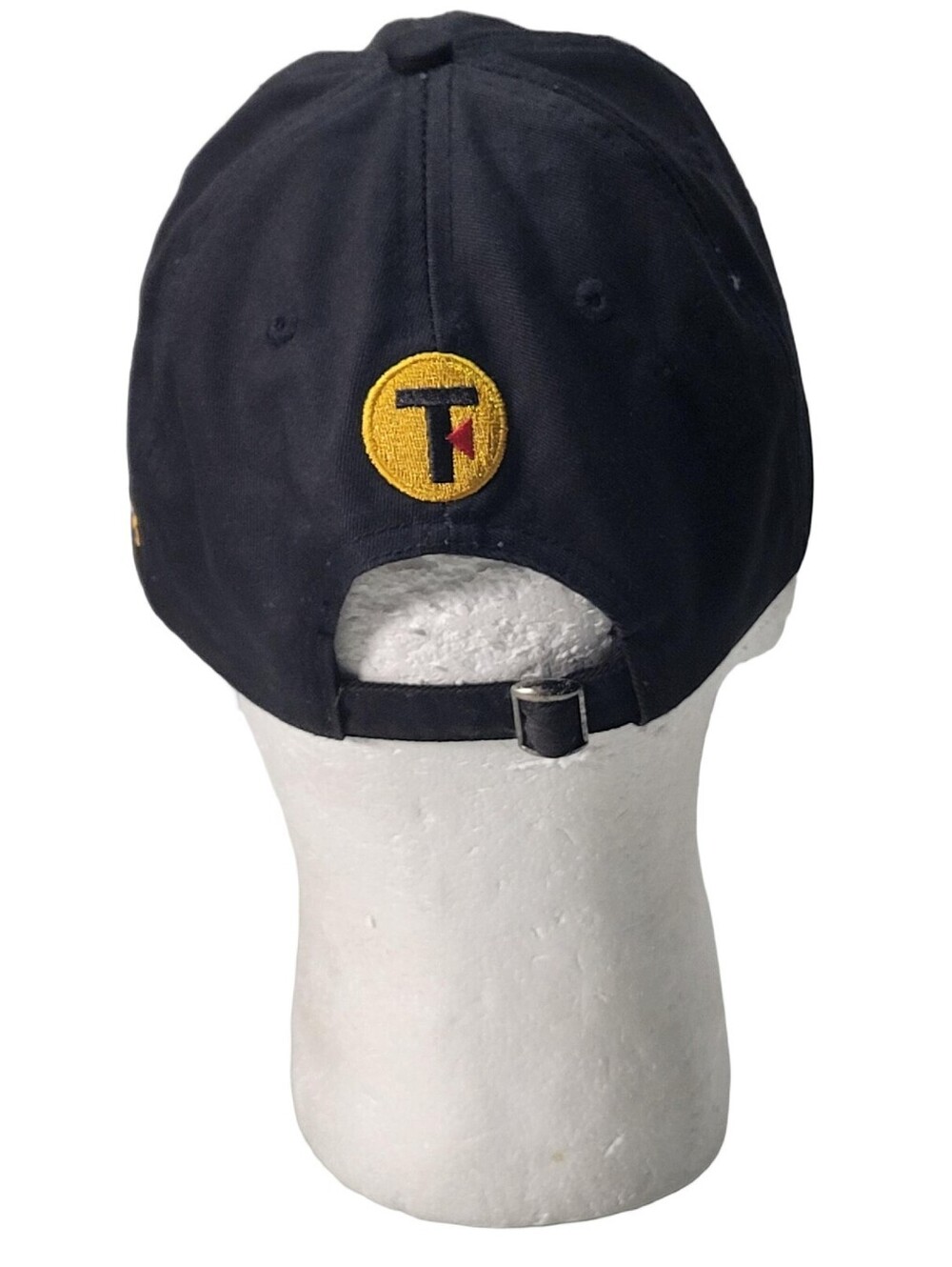 Top Flite Golf Black Strapback Adjustable Baseball Hat Cap - Picture 3 of 11